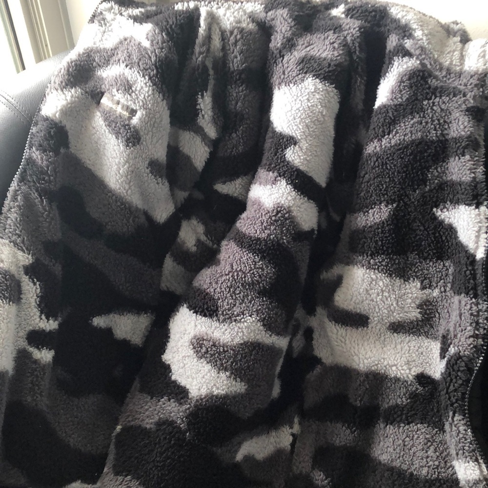 Kids Black Camo Jacket